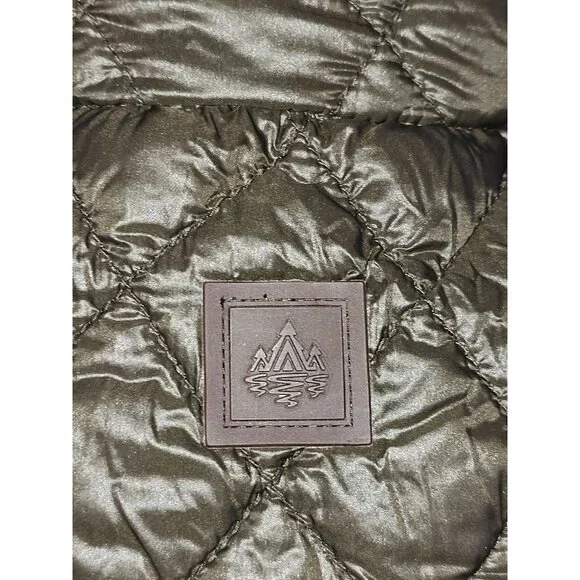 NWD Rainforest Women’s Brown Polyester Thermoluxe Puffer Jacket Size Small 1753 - Picture 11 of 14